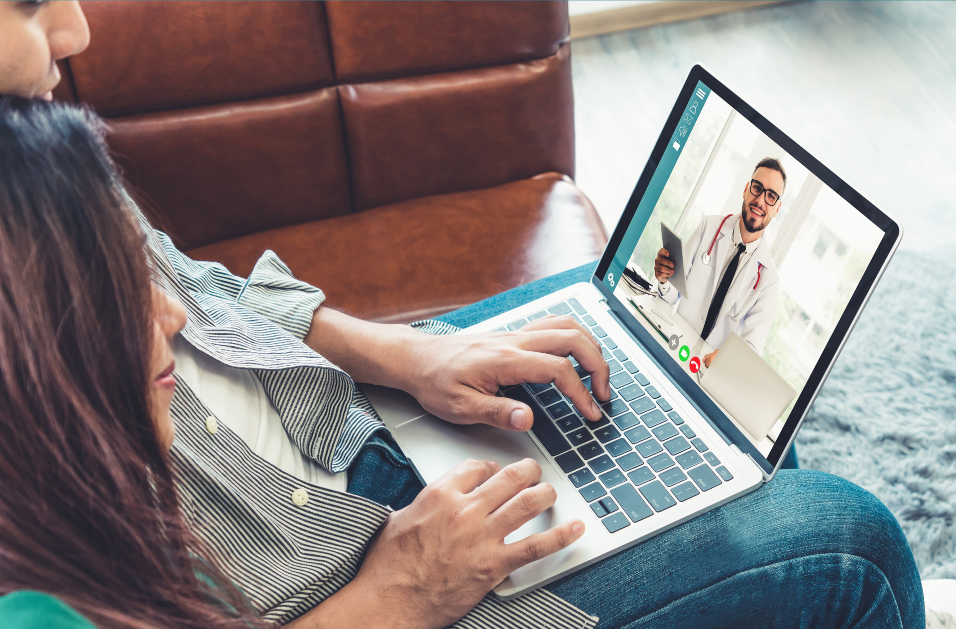 Doctor telemedicine service online video for virtual patient health medical chat